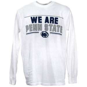 white long sleeve t-shirt with We Are Penn State and the Athletic Logo